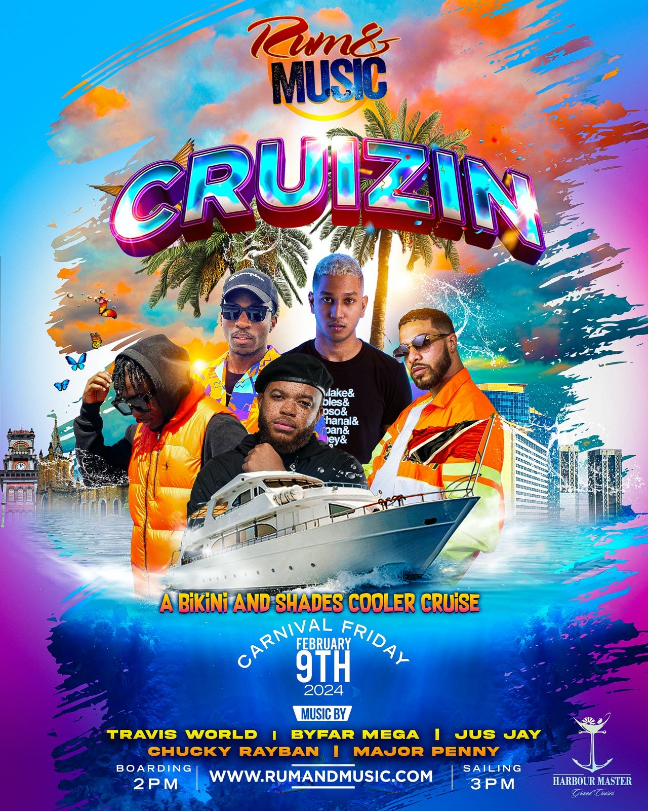 Rum & Music Cruizin T&T weLIME